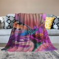 thumbnail image 2 of Chilfamy Butterfly Flower Gifts Blanket Super Soft Flannel Blanket for Bed Sofa Living Room Decor All Seasons Hand Feel Blanket 40x50in, 2 of 6
