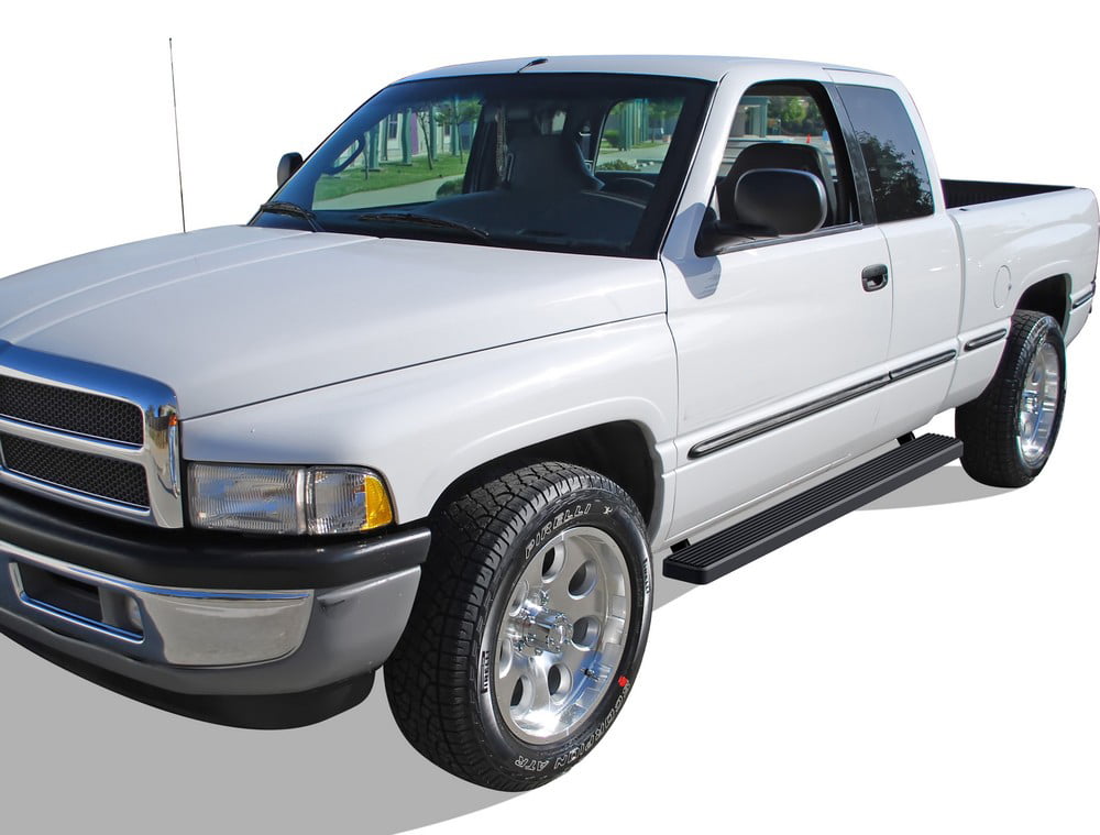 Compatible with 1994-2001 Dodge Ram 1500 Club Cab & 1994-2002 Ram 2500 3500 Nerf Bars Side Steps Bar Exclude 02 Body Style Sold in 2001 Black Powder Coated 6in APS iBoard Running Boards 