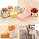 thumbnail image 3 of Cute Cartoon Hamster Hug Pillow Blanket Plush Toy Stuffed Animals Doll Sleep Blanket Child, 3 of 5