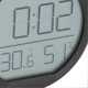 thumbnail image 3 of Multifunctional Indoor Thermometer and Hygrometer, Slim and Accurate, Digital Wall Clock for Home, Office, Bedroom, Black, 3 of 4