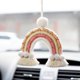 thumbnail image 4 of 1 Uds. Colgante de coche de felpa arcoíris, accesorios decorativos para tejer en interiores., 4 of 5