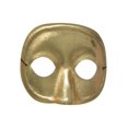 thumbnail image 1 of Demi-masque Domino Métallisé Or, 1 of 1