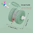 thumbnail image 3 of Cat Toy, Laser Cat Ball with Mouse Tail, Rolling Ball for Indoor Cat Play, Moving Toy for Cat Play at Home for Small Medium Indoor Cats Gray, 3 of 4