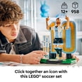 thumbnail image 4 of LEGO Editions Lionel Messi – Soccer Legend - Building Set for Boys & Girls, Ages 12+ - Collectible Soccer Gift with Plaque - Kids Bedroom or Shelf Decor - 43015, 4 of 9
