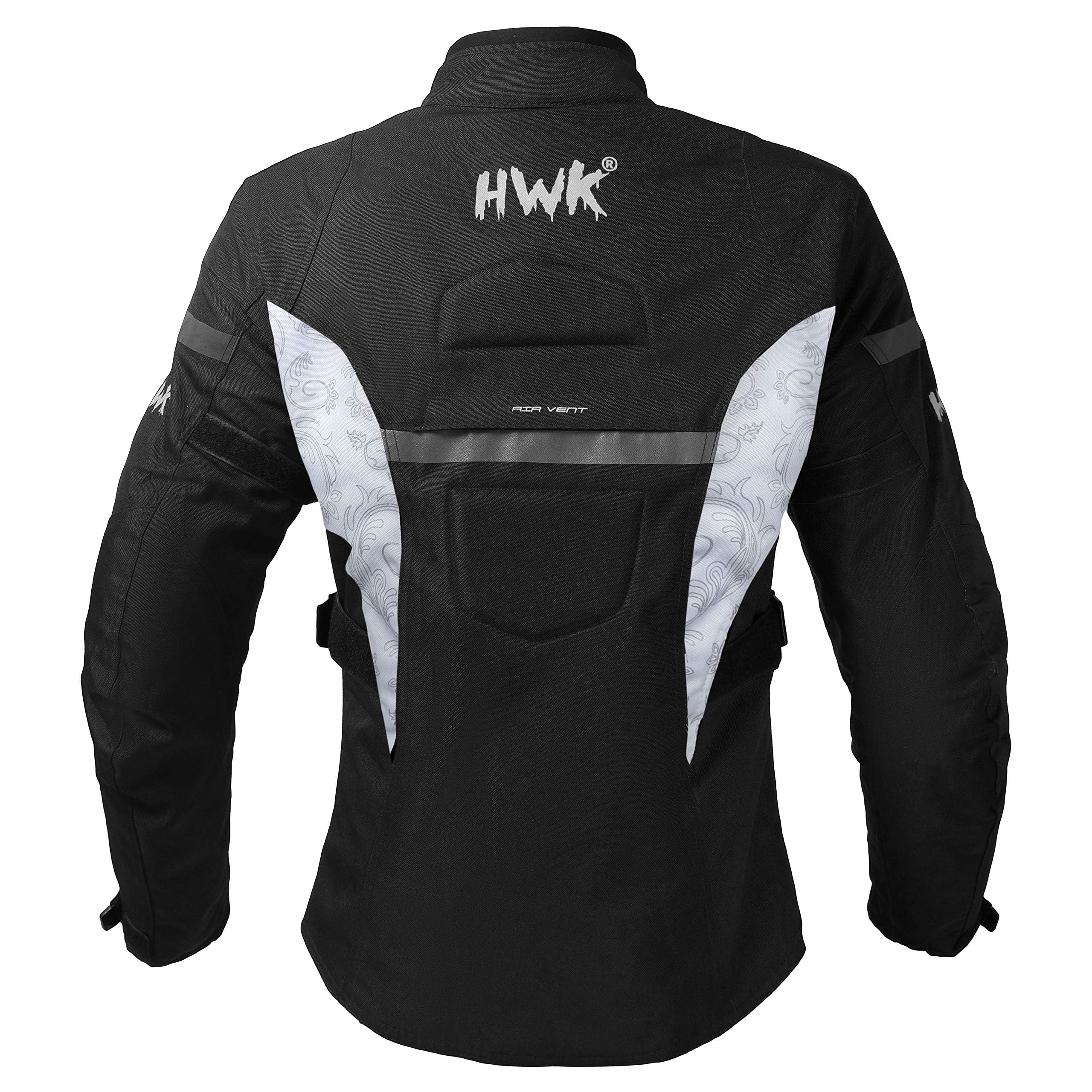 HWK Adventure Motorradjacke Herren – Wasserdicht, CE-geprüft, Mit Belüftung, Für 4 Jahreszeiten, Größe XL
