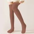 thumbnail image 5 of Besolor Thigh-High Fuzzy Socks for Women Soft Warm Long Cozy Slipper Plush Winter Over the Knee Socks Christmas Gifts, 5 of 9
