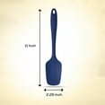 thumbnail image 3 of Mrs. Anderson’s Baking Silicone Spoon-Shaped Spatula, Flexible And Nonstick, One-Piece Design, Navy Blue, Set Of 2, For Mixing, Folding, Scraping, Baking, And Cooking, 3 of 5