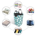 thumbnail image 5 of KLL Cartoon Funny Goose Laundry Hamper,Large Canvas Fabric Lightweight Storage Basket Toy Organizer Dirty Clothes Collapsible Waterproof, 5 of 6