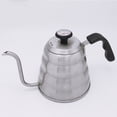 thumbnail image 5 of Hervidor de café con cuello de cisne con termómetro de acero inoxidable de 1,2 L, estufa, hervidor de agua Premium para té y café con precisión, 5 of 5