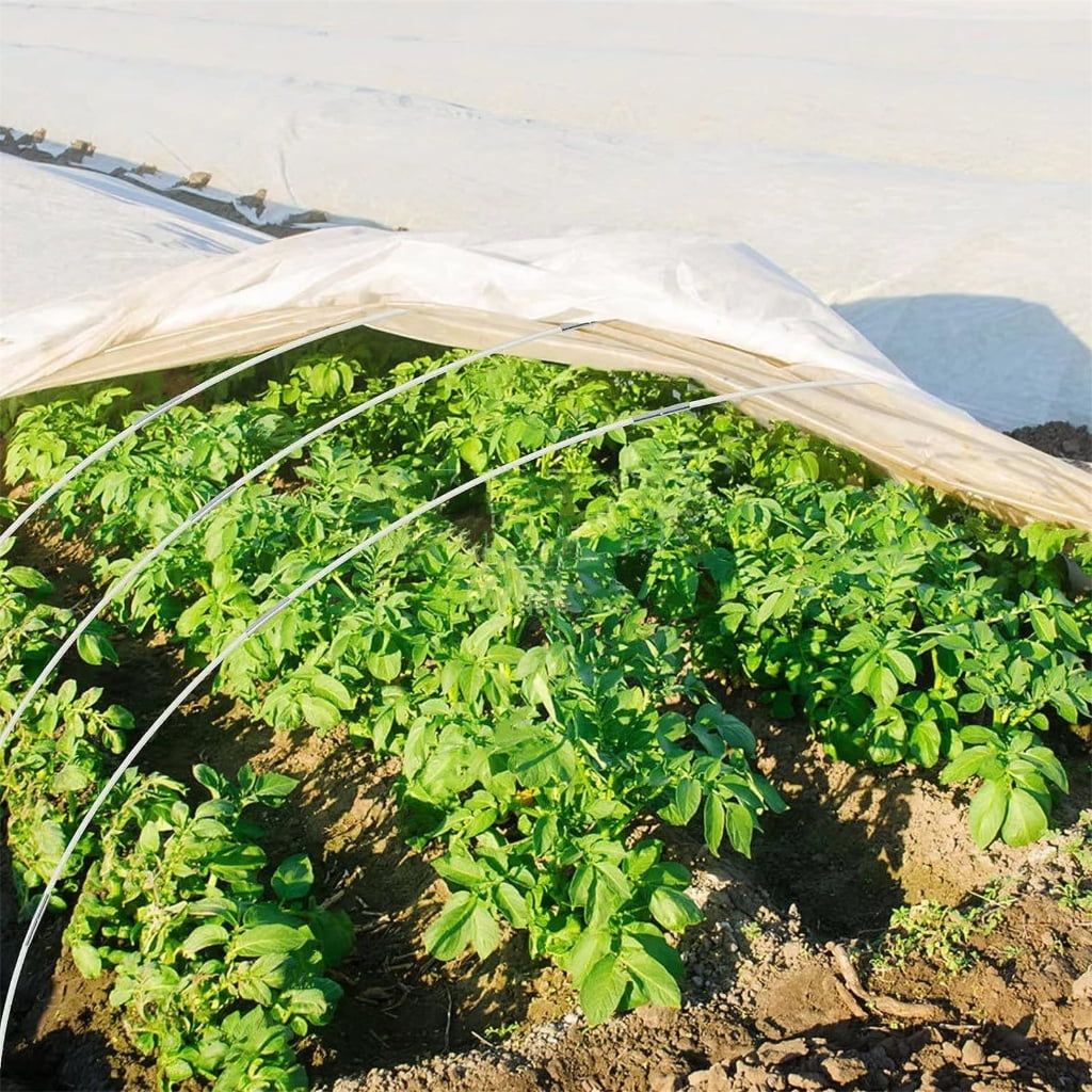 ZPAQI Garden Hoops Row Cover Hoops Greenhouse Frame Garden Hoops For Raised Beds