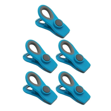 

Xunyuan 5Pcs Kitchen Snack Storage Bag Sealing Clip Magnetic Freshness Keeping Clamps