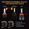 thumbnail image 2 of For Toyota Camry 2007-2014 LED Headlight High Low Beam + Fog Light Bulbs Combo Kit 6pcs, 2 of 11