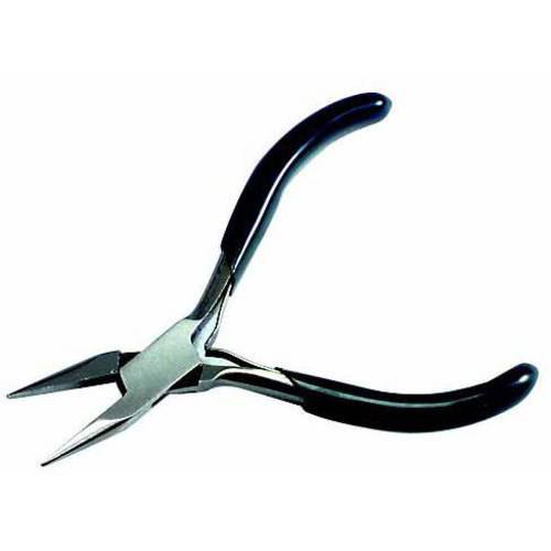School Specialty Smooth Jaw Miniature Long Nose Plier with Rubber