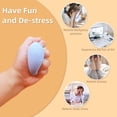 thumbnail image 5 of Sand Filled Grape Stress Ball Squishy Fidget Toy Portable Stress Reducer Perfect for Party & Employee Gifting (morado), 5 of 5