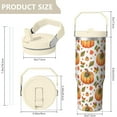 thumbnail image 4 of 30oz Pumpkin Tumbler Fall Limited Edition - Insulated Stainless Steel Flip Straw Cup with Leak-Proof Lid,Autumn Thanksgiving & Christmas Gift for Women Men, 4 of 7