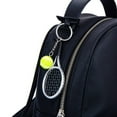 thumbnail image 4 of 12 Pcs Mini Raquette de Tennis avec Porte-Clés en Résine pour Amateurs de Sport, 4 of 7