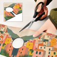 thumbnail image 6 of Yayeee Faucet Mat for Kitchen Sink 30" Diatomite Long Splash Guard Pad, Pink Cityscape Painting, 2 Pack, 6 of 7