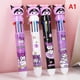 thumbnail image 1 of e Cartoon Kuromi 10 color ballpoint pen Kawaii 0.7 mm multi pen A1, 1 of 4