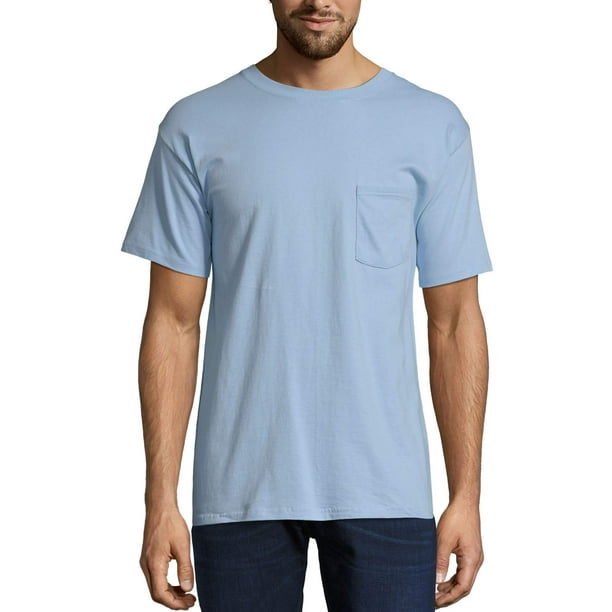 Hanes - Hanes Men's Premium Beefy-T Short Sleeve T-Shirt With Pocket ...