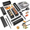 thumbnail image 1 of Sushi Making Kit Sushi Maker 12 Pcs Plastic Premium Set Sushi Tool Set Sushi Rice Roll, 1 of 5