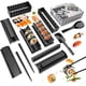 thumbnail image 1 of Kit para hacer sushi Máquina para hacer sushi Juego de 12 piezas de plástico premium Juego de herramientas para sushi Rollo de arroz para sushi, 1 of 5