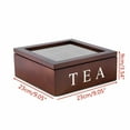 thumbnail image 3 of Caja Para Bolsitas De Té Soporte Para Bolsitas De Té Apilable Para Una Variedad De Tés Y Condimentos Marrón Sunnimix Titular de almacenamiento, 3 of 8