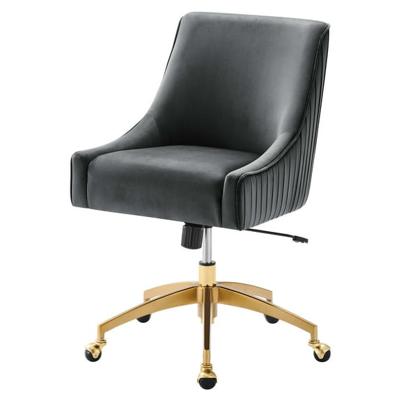 Side Dining Chair, Grey Gray, Velvet, Modern Contemporary, Kitchen Room Cafe Bistro Restaurant Hospitality