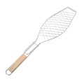 thumbnail image 6 of Raindrops Small Fish Grill Basket 1 Pack with Nonstick and Anti- Handle for Easy Barbecue Cooking, 6 of 8