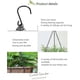 thumbnail image 4 of Colgadores de plantas de longitud ajustable, ganchos resistentes con construcción de hierro resistente para una gran capacidad de carga, fácil instalación y sin óxido, revestimiento galvanizado que, 4 of 5