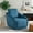 Blue, variant on Studio Living Lychford Boho Swivel Accent Chair, Plum Velvet Fabric