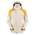 thumbnail image 3 of IYTR Men's Lightweight Windbreaker Jacket Hooded Zip Up Outdoor Sport Coat Breathable Water Raincoat Khaki S, 3 of 4