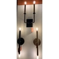 thumbnail image 2 of 83152BK Lark Lazlo - 2 Light Tall Wall Sconce In Transitional and Modern Style-15.25 Inches Tall and 8 Inches Wide, 2 of 18