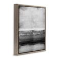 thumbnail image 3 of Stupell Industries Monochromatic Grey Rustic Abstraction Abstract Painting Brown Floater Framed Canvas Art Print Wall Art, 25 x 25, 3 of 9