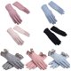 thumbnail image 3 of Minnieouse 2 pares de guantes de invierno para mujer, pantalla táctil, deportes al aire libre, bicicleta de montaña, patinaje, correr, motocicleta, guantes y mitones Línea dual azul Minnieouse AP013228-02, 3 of 6