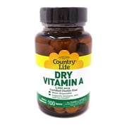 Vitamin A 10 000 I.U. by Country Life 100 Tablets