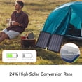 thumbnail image 3 of Small Solar Panel, 10W Foldable Solar Panel Lightweight IP67 Safe USB C USB A Outputs  for Backpacking, 3 of 7