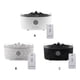 thumbnail image 3 of Monstrate Difusor de aceites esenciales para chimenea, reduce la humedad y mejora el aire, difusor de llama silencioso Electrodomésticos grieta negra, 3 of 6