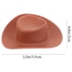 thumbnail image 3 of 10 mini sombreros de vaquero occidentales de plástico, sombreros en miniatura para casa de muñecas., 3 of 5