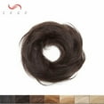 thumbnail image 3 of SEGO Messy Human Hair Bun Extensions Straight/Curly Fake Hair Bun Hairpiece for Updo Style Chignon for Women Donut Ponytail, 3 of 6
