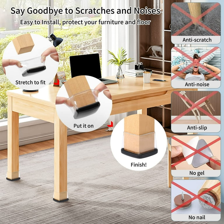 Chair Leg Sliders for Carpet Teflon Furniture Sliders Chair Leg