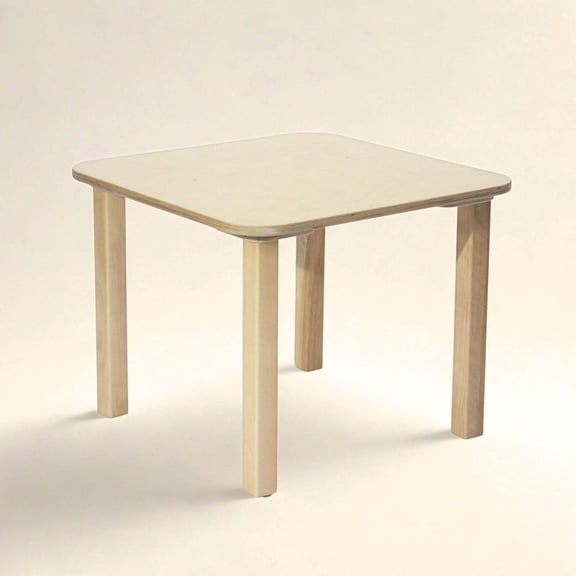 Wooden Square Table for Toddlers and Children