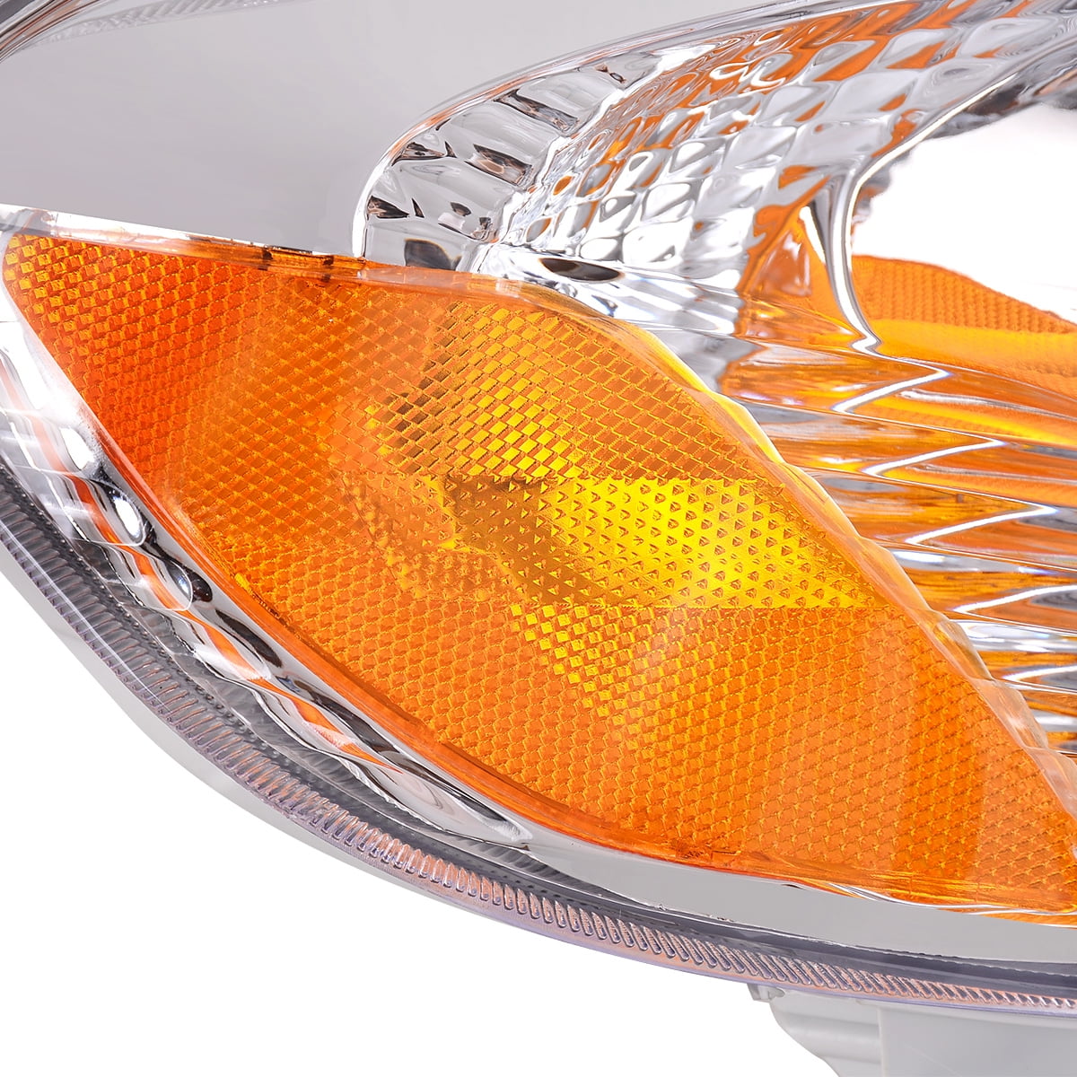 RVNI Left + Right Chrome Headlights for 2003-2008 Toyota Corolla S XRS Sedan 4-Door