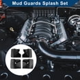 thumbnail image 2 of Unique Bargains Mud Flaps Splash Guards W/Mount  Accessories for Toyota LAND CRUISER FJ120 PRADO 2DR 2003-2009 Front and Rear Mud Guards 1 Set, 2 of 6