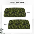 thumbnail image 5 of Uemuo Tropical Palm Leaves Fern Leaf Printed Leather Pencil Case, Pencil Pouch, Portable Pencil Bag, Pen Case for& Office, 5 of 7