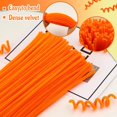 thumbnail image 5 of Pipe Cleaners Craft, 100pcs Orange Pipe Cleaner for Making Carrot, 6mm X 12" Orange Stems Pipe Cleaner, 5 of 5