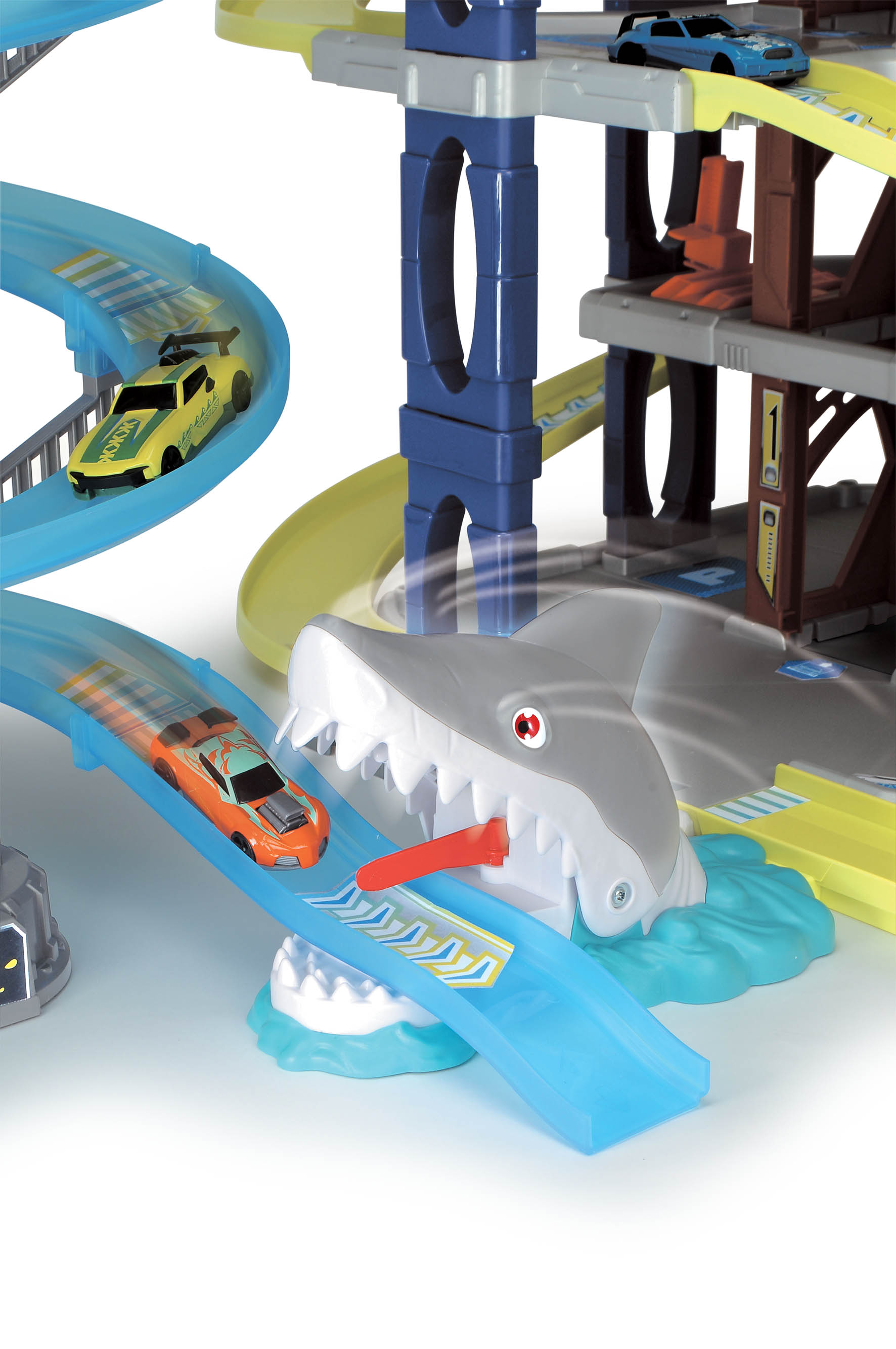 Adventure Force Ultimate Shark City Garage, Diecast Vehicle Playset, Ages 3+ - image 4 of 9