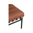 thumbnail image 4 of Meridian Furniture Burke Cognac Vegan Leather Accent Chair, 4 of 8