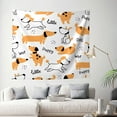 thumbnail image 3 of Tapestry Wall Hanging Cute Puppy Dog Cartoon Tapestries Home Decor for Bedroom Aesthetic 60 X40 IN, 3 of 3