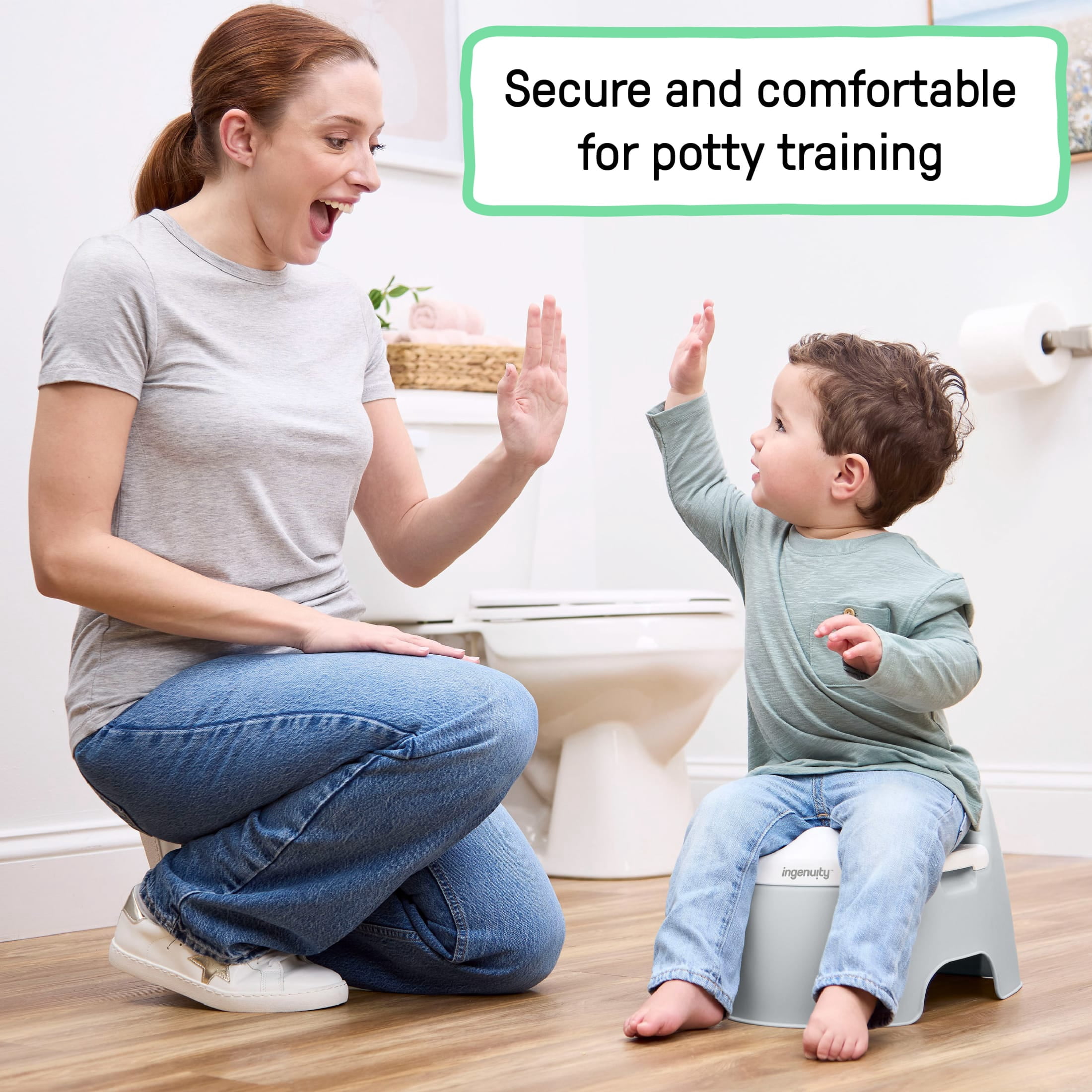(2 pack) Ingenuity Full Comfort Toddler Training Potty