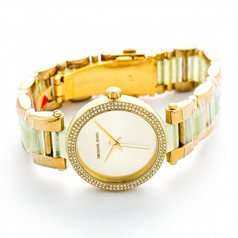 Delray Gold-Tone and Tortoise-Acetate Watch Michael Kors MK4314 Delray 36mm Gold-tone Dial Tortoise  main image 3